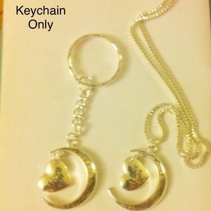 I L❤️VE YOU to THE🌙 BCK KEYCHAIN STERLING SILVER
